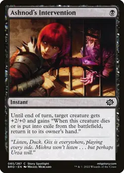 NM Foil Ashnod's Intervention, MTG, The Brothers' War, Magic the Gathering, 85 - Image 2