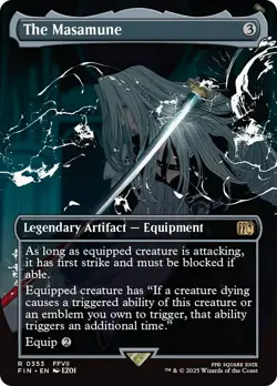 The Masamune (Borderless) [FINAL FANTASY] Magic MTG - Image 1