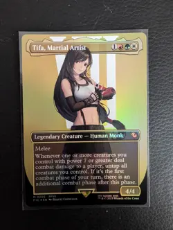 Tifa, Martial Artist 0206 Borderless Magic The Gathering Final Fantasy - Image 4
