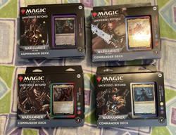 Wizards of the Coast Magic The Gathering Warhammer 40K (All 4) Commander Decks - Image 3