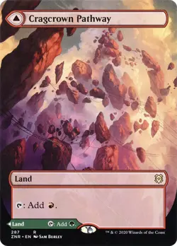 Cragcrown Pathway (Borderless) Zendikar Rising Regular - Image 1