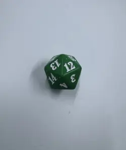 MTG Magic the Gathering Selesnya (Return to Ravnica) Spindown D20 Die Green - Image 2