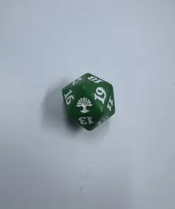 MTG Magic the Gathering Selesnya (Return to Ravnica) Spindown D20 Die Green - Image 4