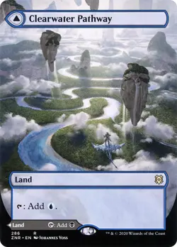 Clearwater Pathway (Borderless) Zendikar Rising Regular - Image 1