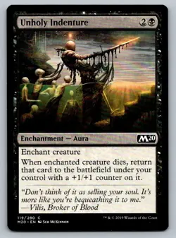 Unholy Indenture Magic the Gathering Core Set 2020 M20 MTG Card FREE SHIPPING ! - Image 1