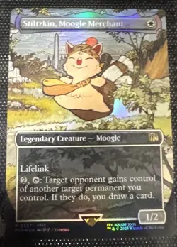 Stiltzkin, Moogle Merchant (Borderless) Final Fantasy Foil - Image 4
