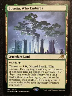 MTG Boseiju, Who Endures Kamigawa: Neon Dynasty Regular NM - Image 2