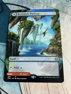 Riverglide Pathway (Borderless) Zendikar Rising Regular - Image 4