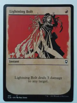Lightning Bolt *Showcase Common* Magic MtG x1 CLB Baldur's Gate SP - Image 3