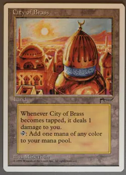 City of Brass - MTG - Chronicles - Magic The Gathering - Image 1