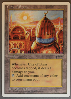 City of Brass - MTG - Chronicles - Magic The Gathering - Image 3