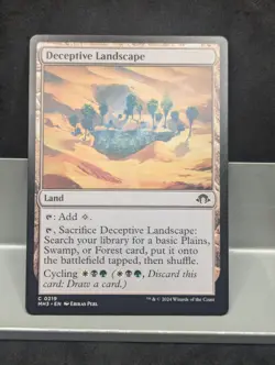 Deceptive Landscape X1LP Modern Horizons 3 MTG Magic the Gathering - Image 3