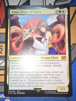 MTG - Yuna, Hope of Spira #250 - Final Fantasy (FIN) - Regular Near Mint - Image 3