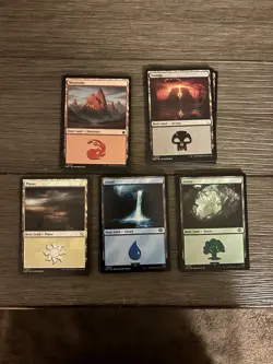 MTG Basic Land Lot - 100 Total - 20 Island, Forest, Plains, Mountain, and Swamp - Image 1