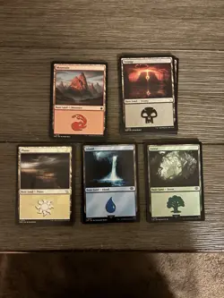 MTG Basic Land Lot - 100 Total - 20 Island, Forest, Plains, Mountain, and Swamp - Image 2