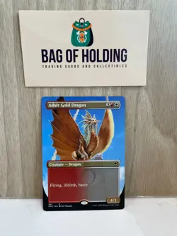 Adult Gold Dragon -297 - Borderless-Adventures  Forgotten Realms-NM -Magic - MTG - Image 3