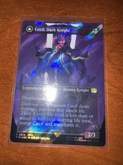 Cecil, Dark Knight (Borderless) (Surge Foil) Final Fantasy Foil - Image 1