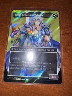 Cecil, Dark Knight (Borderless) (Surge Foil) Final Fantasy Foil - Image 2