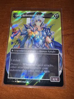 Cecil, Dark Knight (Borderless) (Surge Foil) Final Fantasy Foil - Image 4