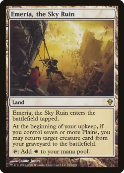 Magic The Gathering: Emeria, the Sky Ruin, Zendikar (ZEN) LP - Image 1