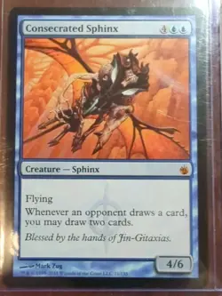 MTG | Consecrated Sphinx | Mirrodin Besieged | Regular - Image 2