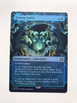 Fraying Sanity Foil Showcase MTG Magic the Gathering Card NM Near Mint WOT - Image 1
