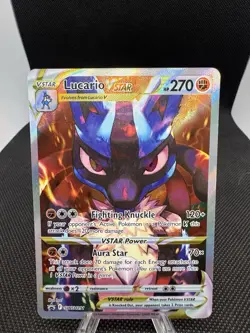 Pokémon TCG Lucario VSTAR SWSH Black Star Promo - Image 1