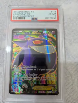 2014 Pokemon Xy Fa Gengar PSA 6 Phantom Forces - Image 7
