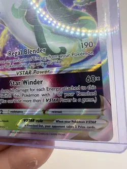 Pokemon Card Serperior VSTAR 008/195 Silver Tempest LP - Image 6
