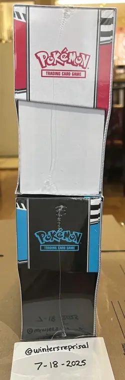 Pokemon S&V Black Bolt and White Flare Pokemon Center Exclusive ETB Sealed - Image 4