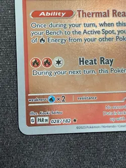 Pokémon Iron Moth Paradox Rift Stamp Rare - Europe Exclusive - Image 4