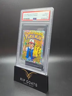 1999 Pokemon Ash & Pikachu Prism Merlin #S29 PSA 10 GEM MINT - Image 1