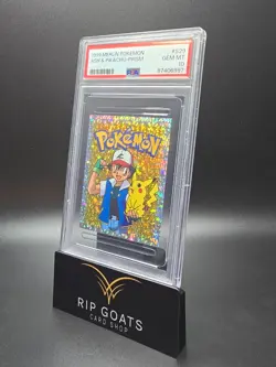 1999 Pokemon Ash & Pikachu Prism Merlin #S29 PSA 10 GEM MINT - Image 3