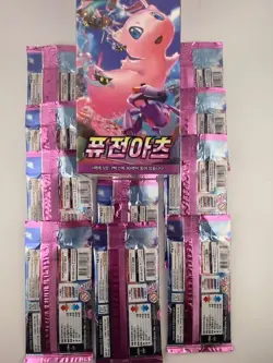KOREAN POKEMON SWORD & SHIELD 10 x FUSION STIRKE / ARTS SEALED BOOSTER PACKS D2 - Image 4