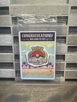 2017 Pokémon Anaheim World Championships Player Participation Promo Pack Sealed - Image 3