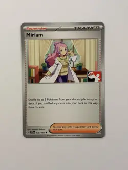 Miriam 179/198 Pokémon Prize Pack Series 3 NM Scarlet & Violet variant C - Image 1
