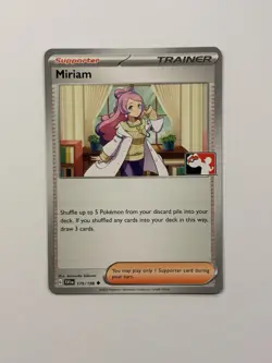 Miriam 179/198 Pokémon Prize Pack Series 3 NM Scarlet & Violet variant C - Image 3