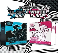 Pokemon Black Bolt & White Flare Elite Trainer Boxes Both Boxes Sealed IN HAND - Image 5