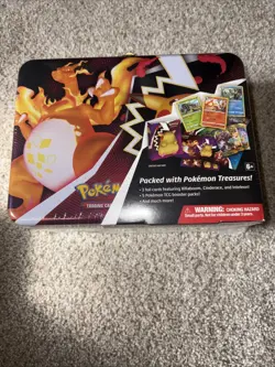 Pokemon TCG 2020 Spring Collector's Chest Lunch Box Tin Sword & Shield SEALED - Image 1