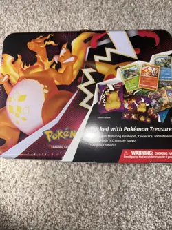 Pokemon TCG 2020 Spring Collector's Chest Lunch Box Tin Sword & Shield SEALED - Image 6