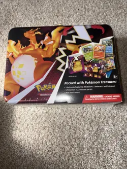 Pokemon TCG 2020 Spring Collector's Chest Lunch Box Tin Sword & Shield SEALED - Image 8