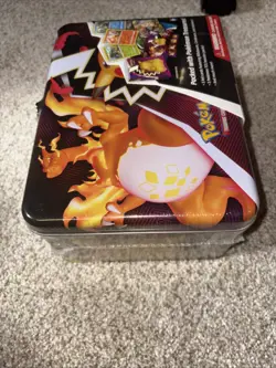 Pokemon TCG 2020 Spring Collector's Chest Lunch Box Tin Sword & Shield SEALED - Image 10
