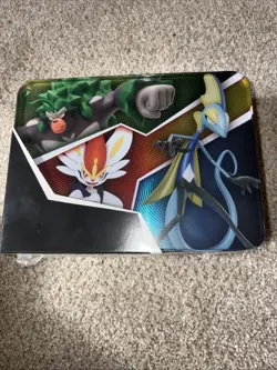 Pokemon TCG 2020 Spring Collector's Chest Lunch Box Tin Sword & Shield SEALED - Image 6