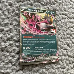 038/064 Fezandipiti ex Prize Pack Series 6 Stamped Play Pokemon TCG - Image 2