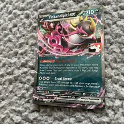 038/064 Fezandipiti ex Prize Pack Series 6 Stamped Play Pokemon TCG - Image 3