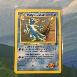 Pokemon TCG Misty's Golduck 12/132 Gym Challenge Holo Rare - Image 17