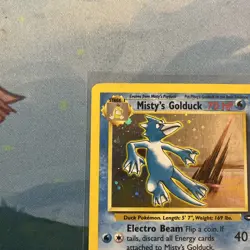 Pokemon TCG Misty's Golduck 12/132 Gym Challenge Holo Rare - Image 4