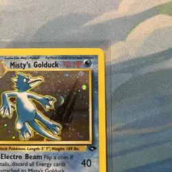 Pokemon TCG Misty's Golduck 12/132 Gym Challenge Holo Rare - Image 5