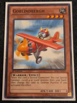 Goblindbergh 1st Ed. Starfoil YuGiOh Battle Pack: Epic Dawn #BP01-EN219 NM - Image 1