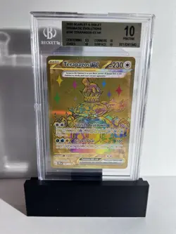 Terapagos EX Hyper Rare S&V Prismatic Evolutions Card 180/131 BGS 10 - Image 1